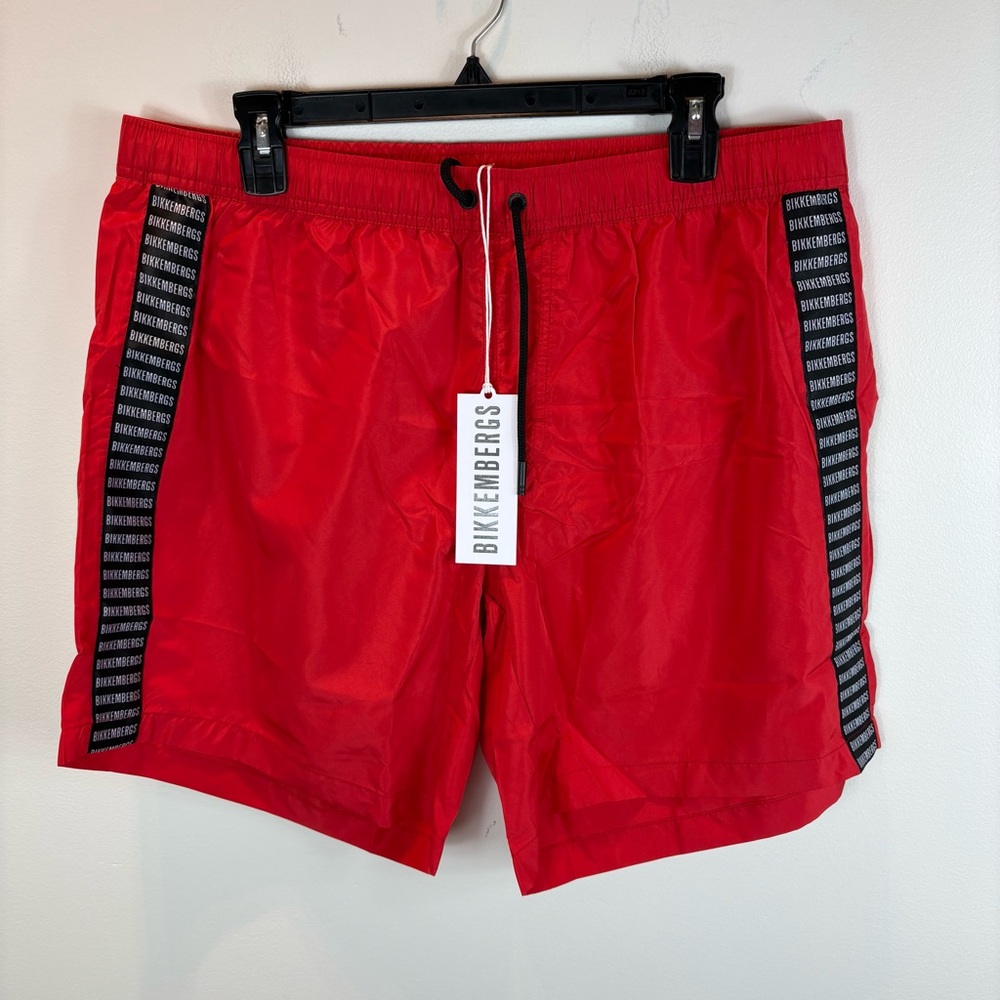 BIKKEMBERGS Tape Medium Boardshorts Swim Trunks